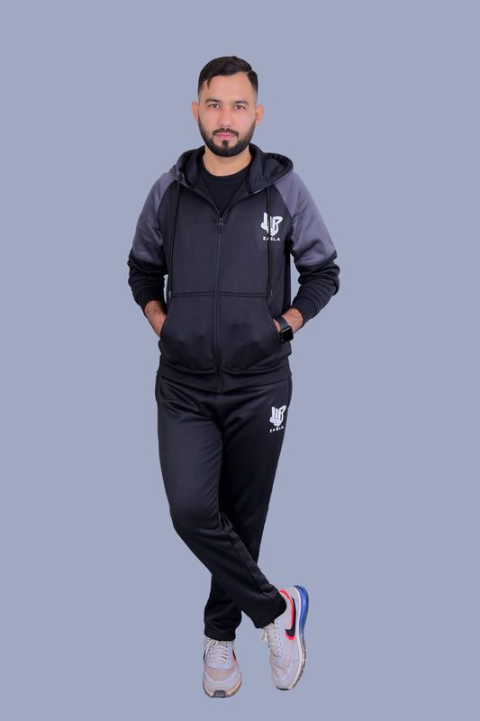 Zagla Black & Gray Tracksuit