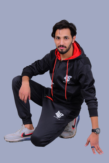 Zagla Black & Red Tracksuit